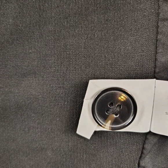 Zara Black Comfort Jacket Blazer Womens Large - Picture 6 of 11